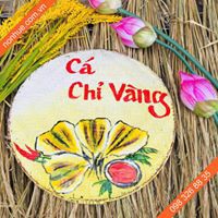 Trang trí quán bia bằng mẹt vẽ