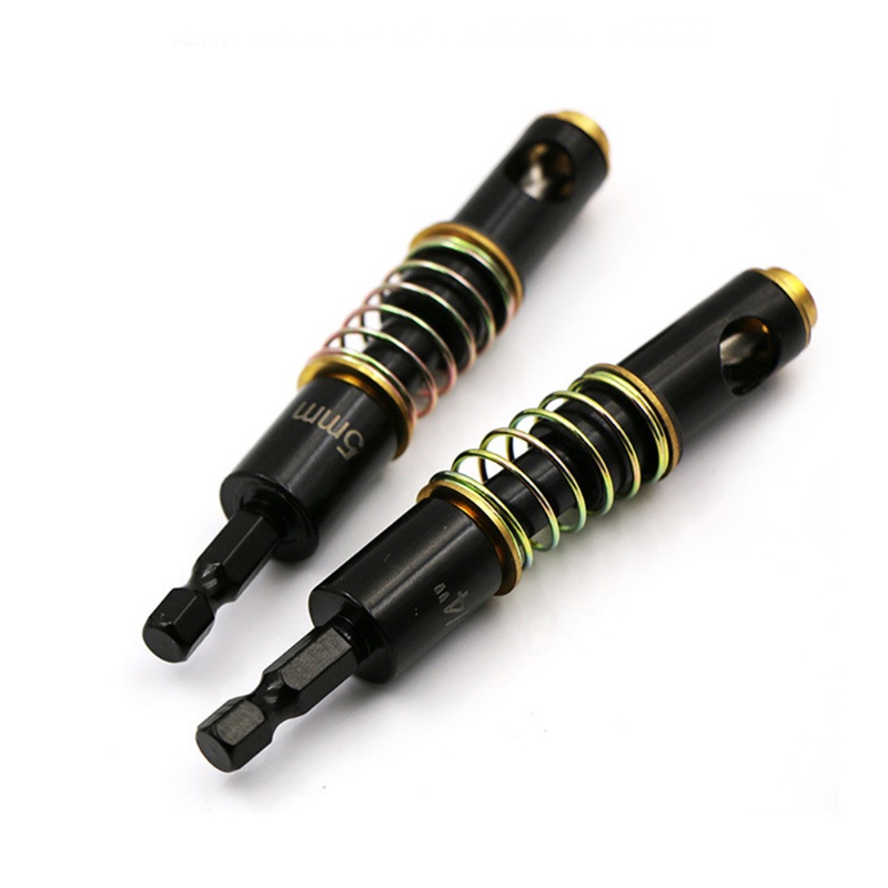 Mũi Khoan Bản Lề Cửa Tự Định Vị 5mm &amp; 1 / 4 &quot;Màu Đen Chuyên Dụng