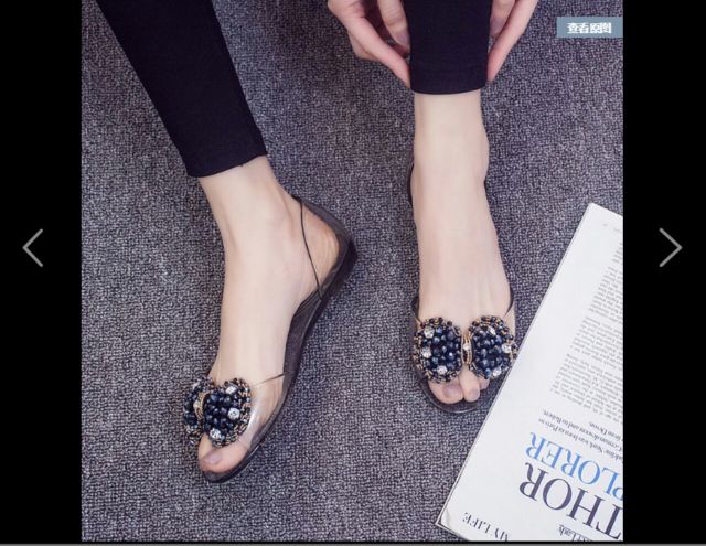 Giày nhựa nơ đá | BigBuy360 - bigbuy360.vn