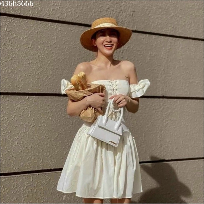 Túi Jacquemus quai kẹp nách quai xoắn & quai thường hàng Super chuẩn size 18 15 Fullbox túi vải rút cao cấp
