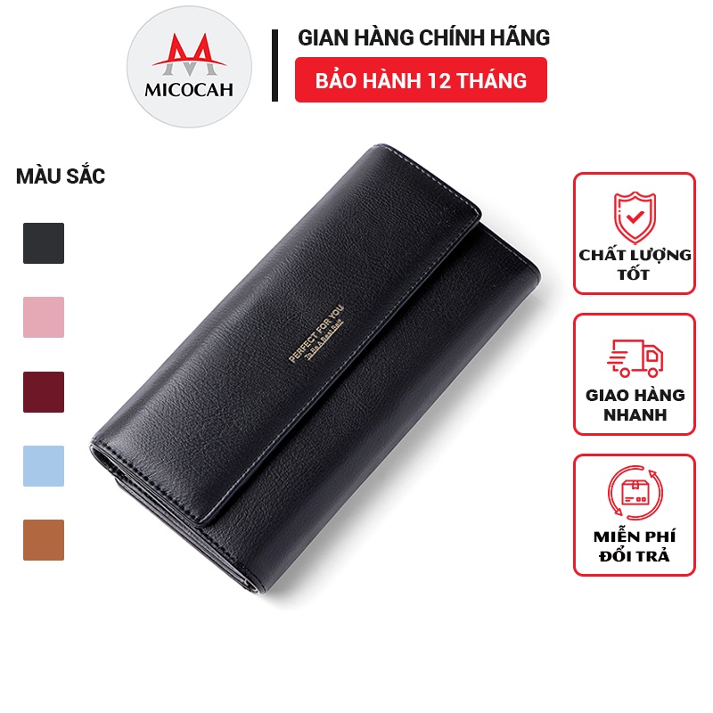 Ví Nữ Dài Cầm Tay Dự Tiệc PERFECT FOR YOU Đựng Tiền Điện Thoại Nhiều Ngăn PFY21 - Micocah