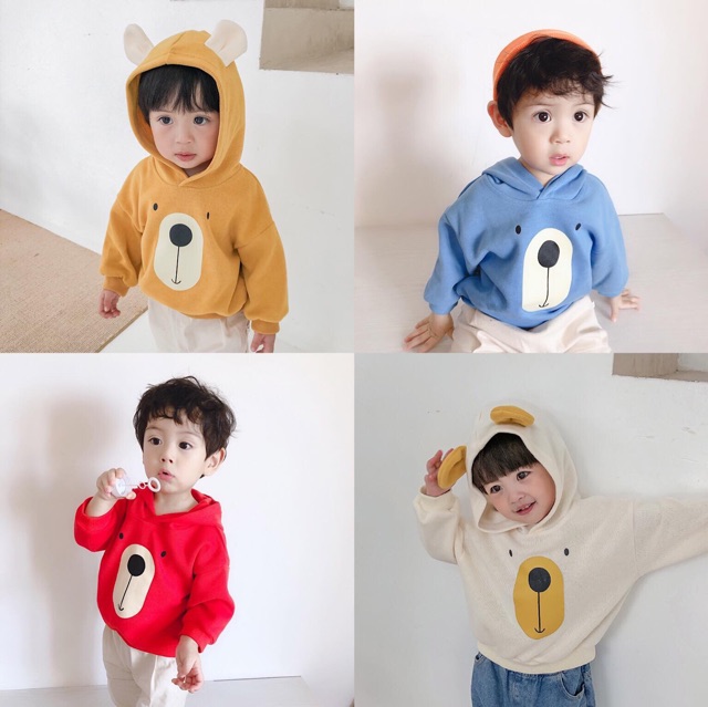 ÁO HOODIE TAI GẤU CHO BÉ | BigBuy360 - bigbuy360.vn