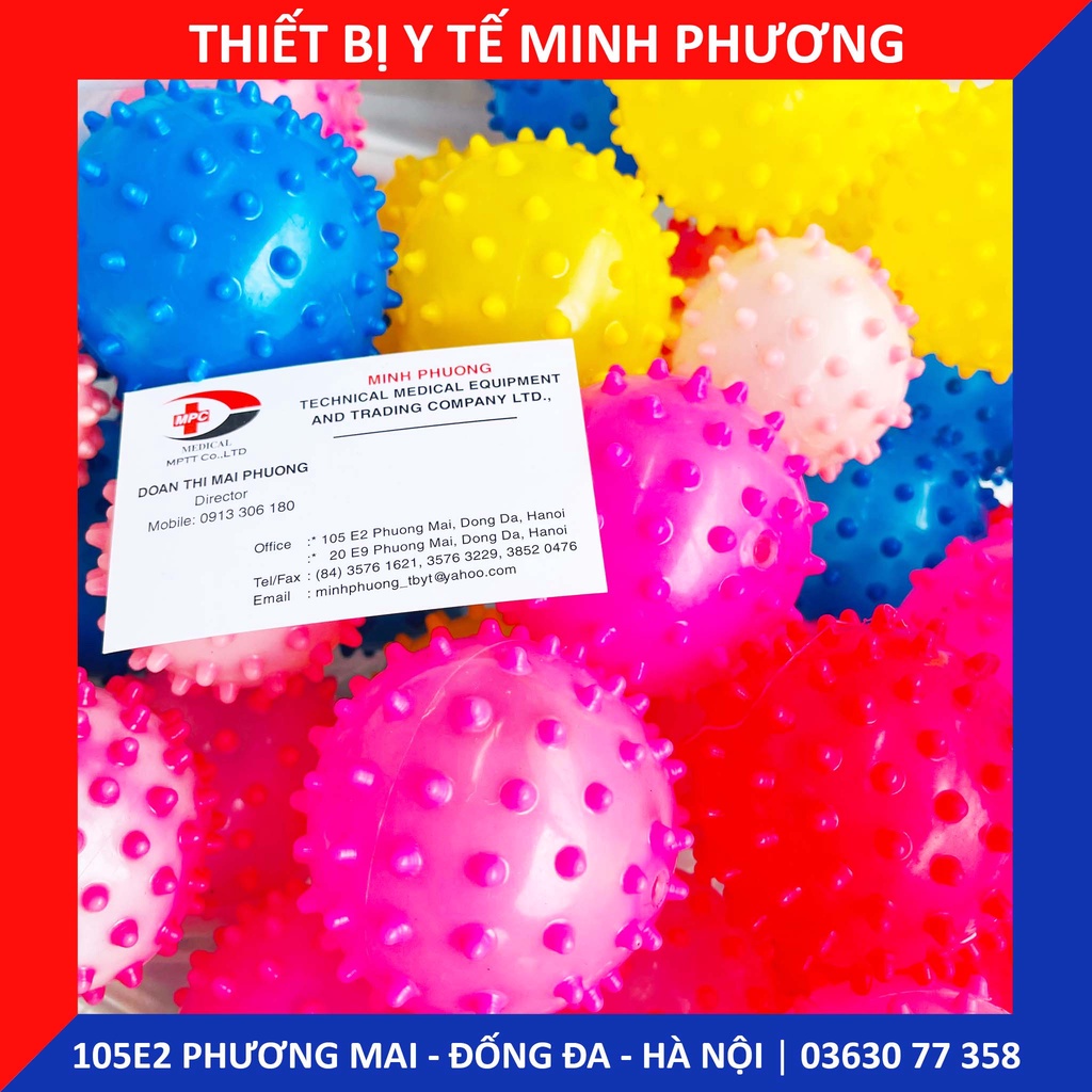 Bóng gai tập cơ tay phục hồi chức năng (màu ngẫu nhiên)
