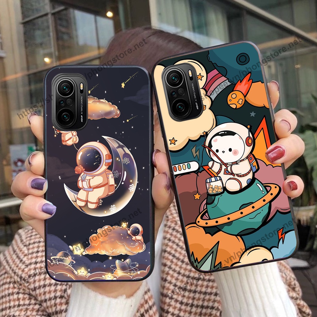 Ốp lưng Xiaomi Redmi K40 / K40 PRO / K40 GAMING / POCO F3 vũ trụ phi hành gia cực hot siêu cute-rẻ-bền