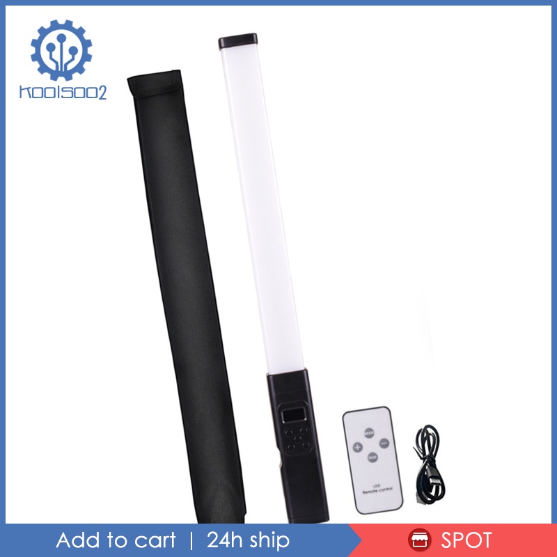 [Koolsoo2] Đèn LED RGB 4000mA 1 / 4 Lỗ Chụp Ảnh, Quay Video Cầm Tay