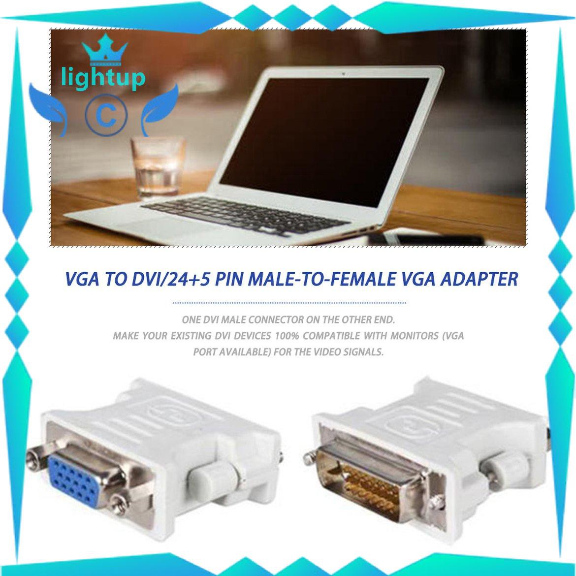 Đầu Chuyển Đổi Vga Sang Dvi D / 24 + 1 Pin