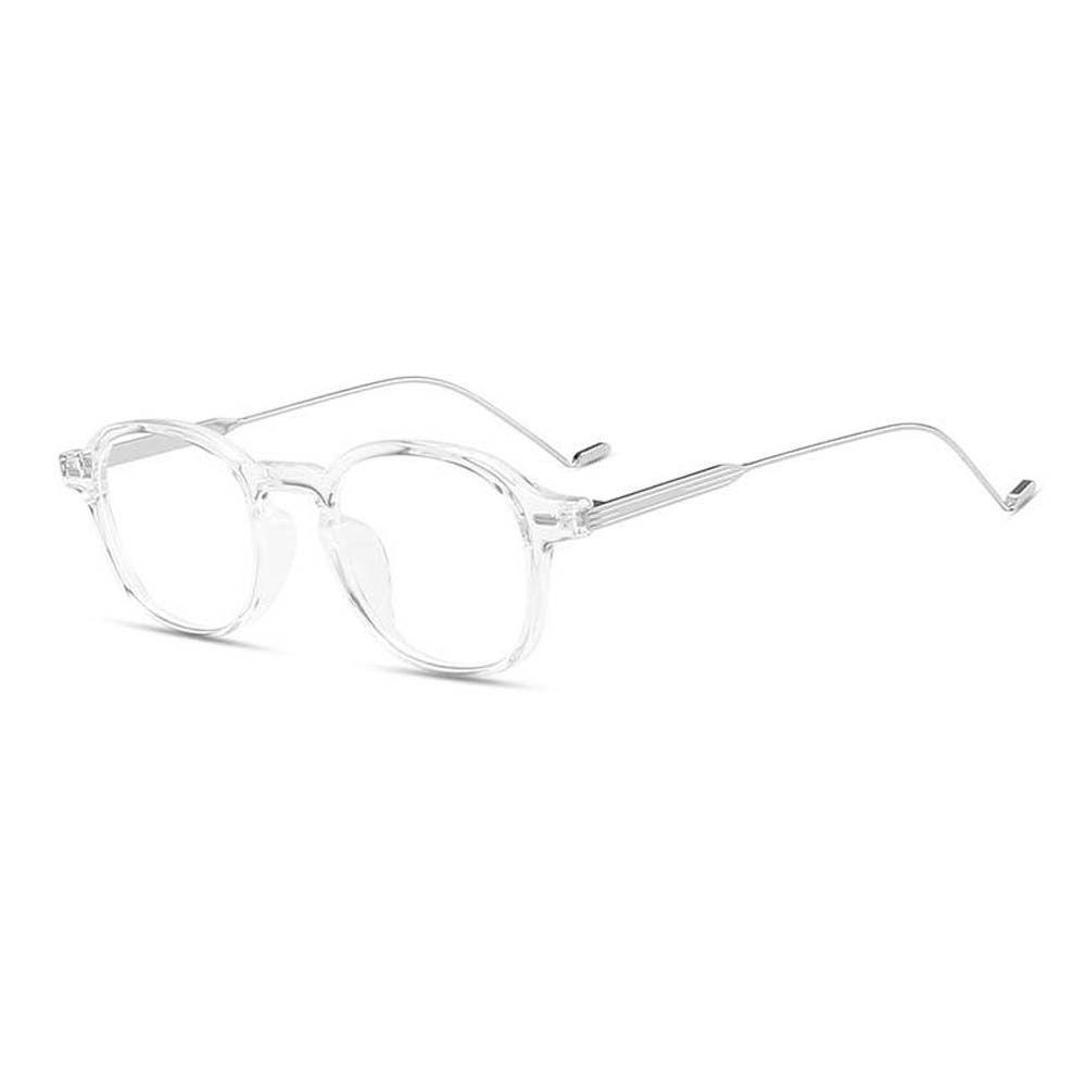 Mắt Kính Chống Bức Xạ Tròng Vuông Màu Đen Thời Trang Cho Nữ