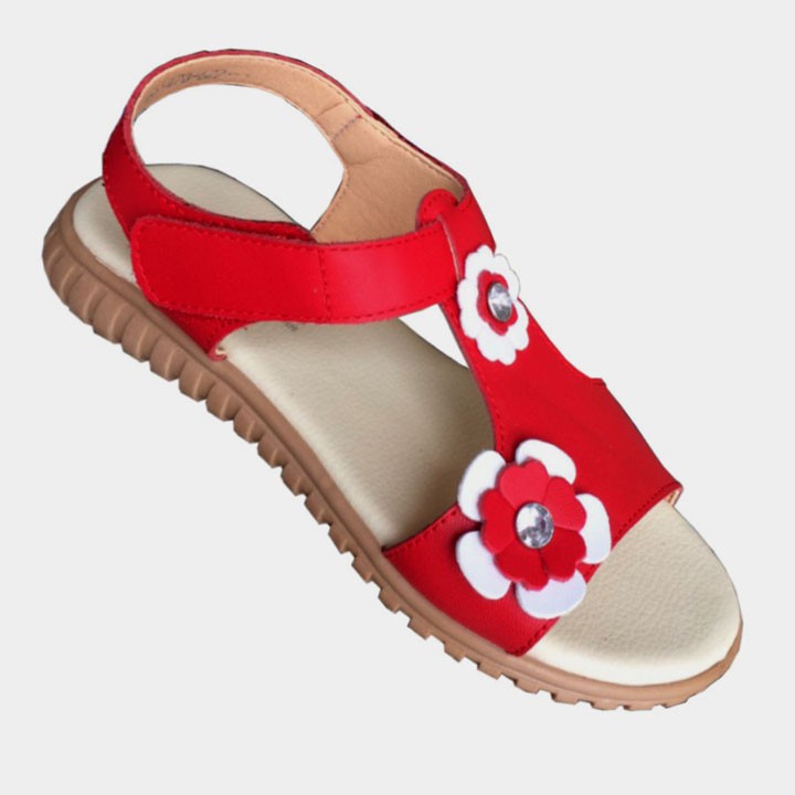 Dép bé gái da bò cao cấp BG138