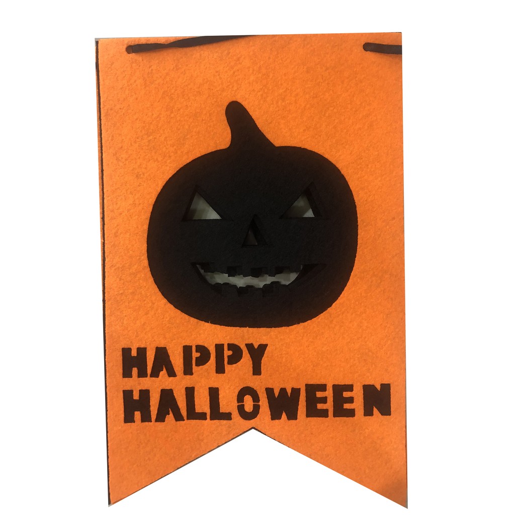 Dây cờ treo tường trang trí Halloween dài 2m