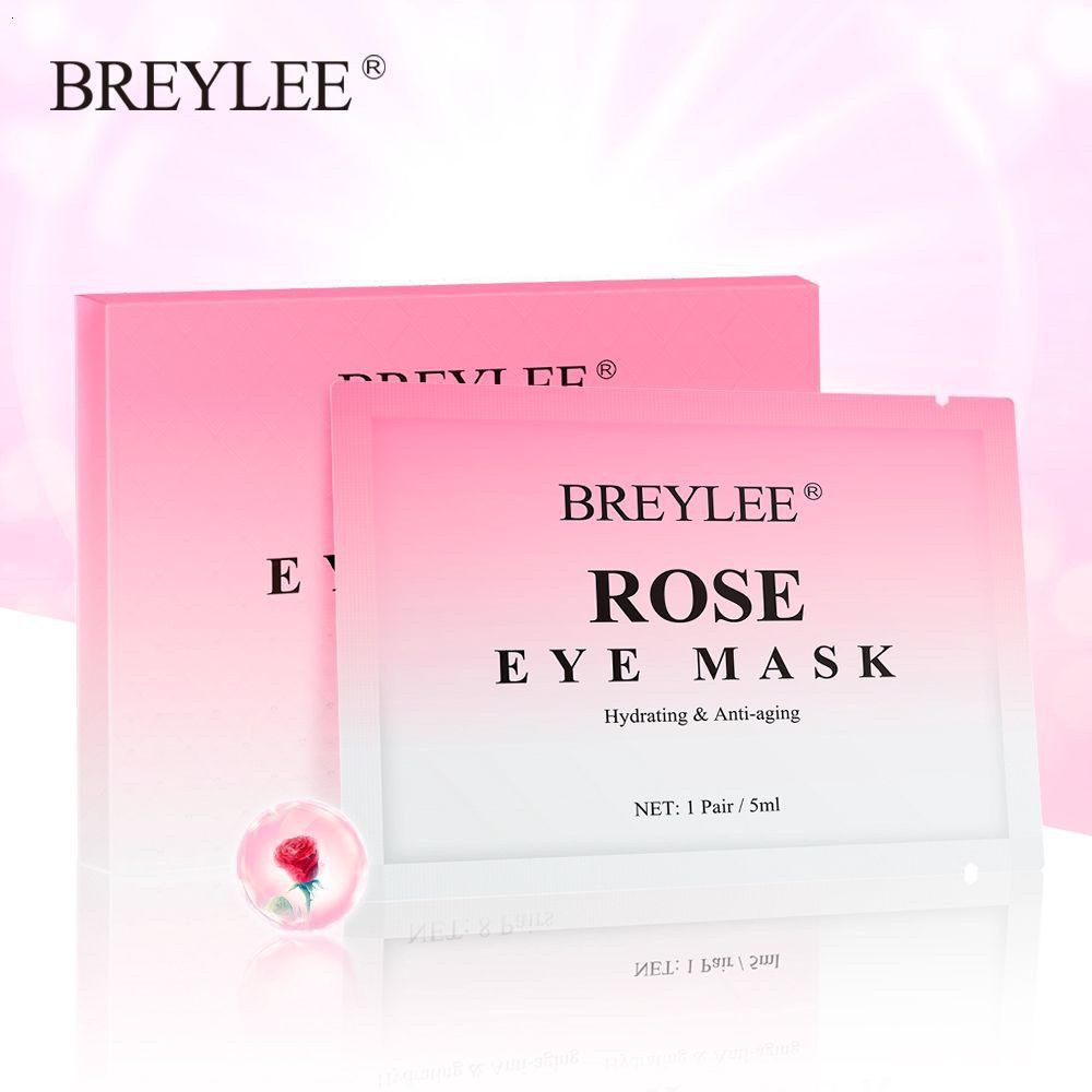 BREYLEE Rose Eye Mask Moisturize Brighten Eye Skin  8 Pairs