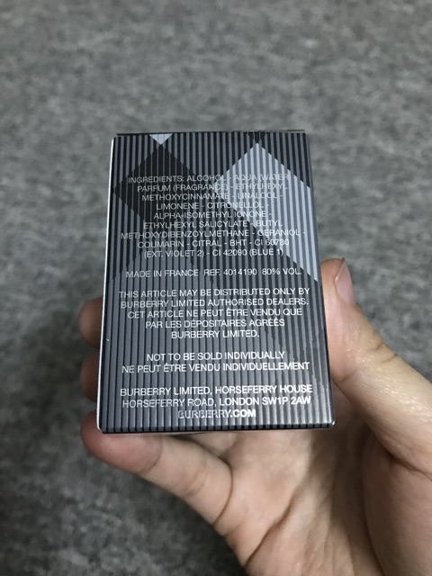 [SALE SỐC] 💥 Nước hoa mini nam Brit for him - Burberry . Sales NEW 2020