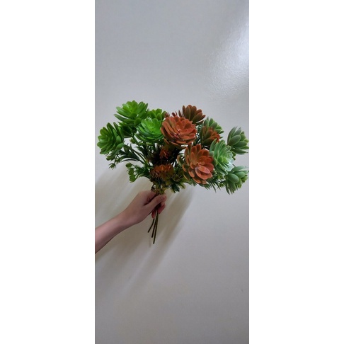 Hoa giả,hoa sen đá to 5 bông