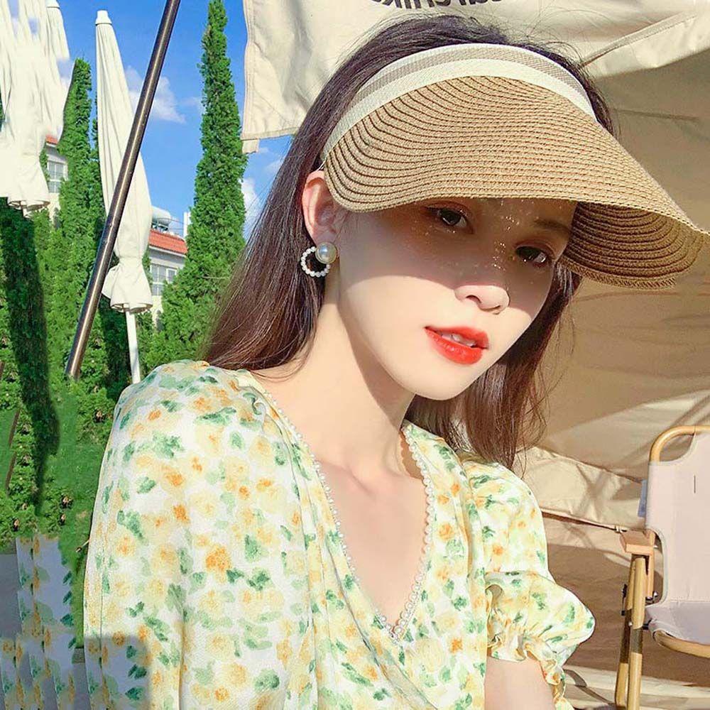 Nón Tai Bèo Vành Rộng Đục Lỗ Chống Nắng Thời Trang Mùa Hè WMES15H