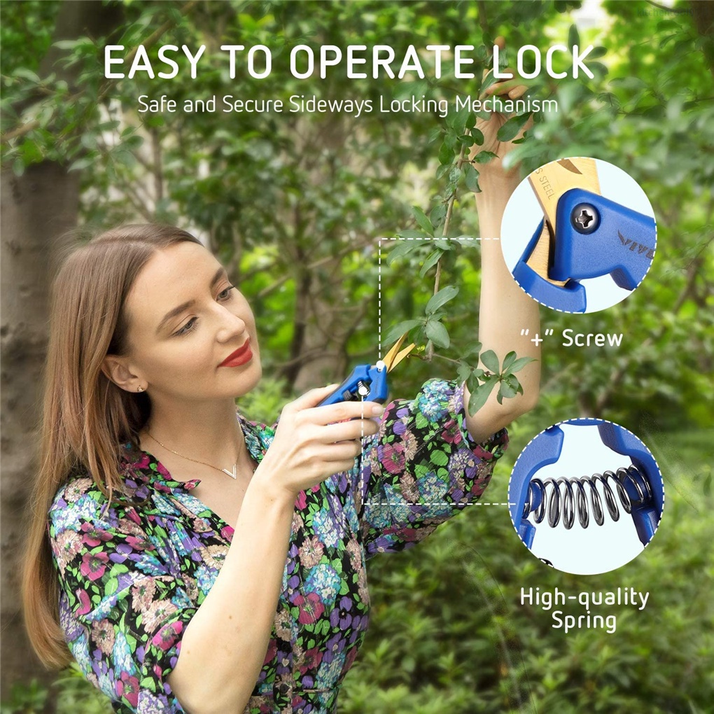 Kéo Cắt Tỉa Cành Làm Vườn Có Tay Cầm Chống Trượt An Toàn Tiện Dụng Cho Nhà Bếptool01