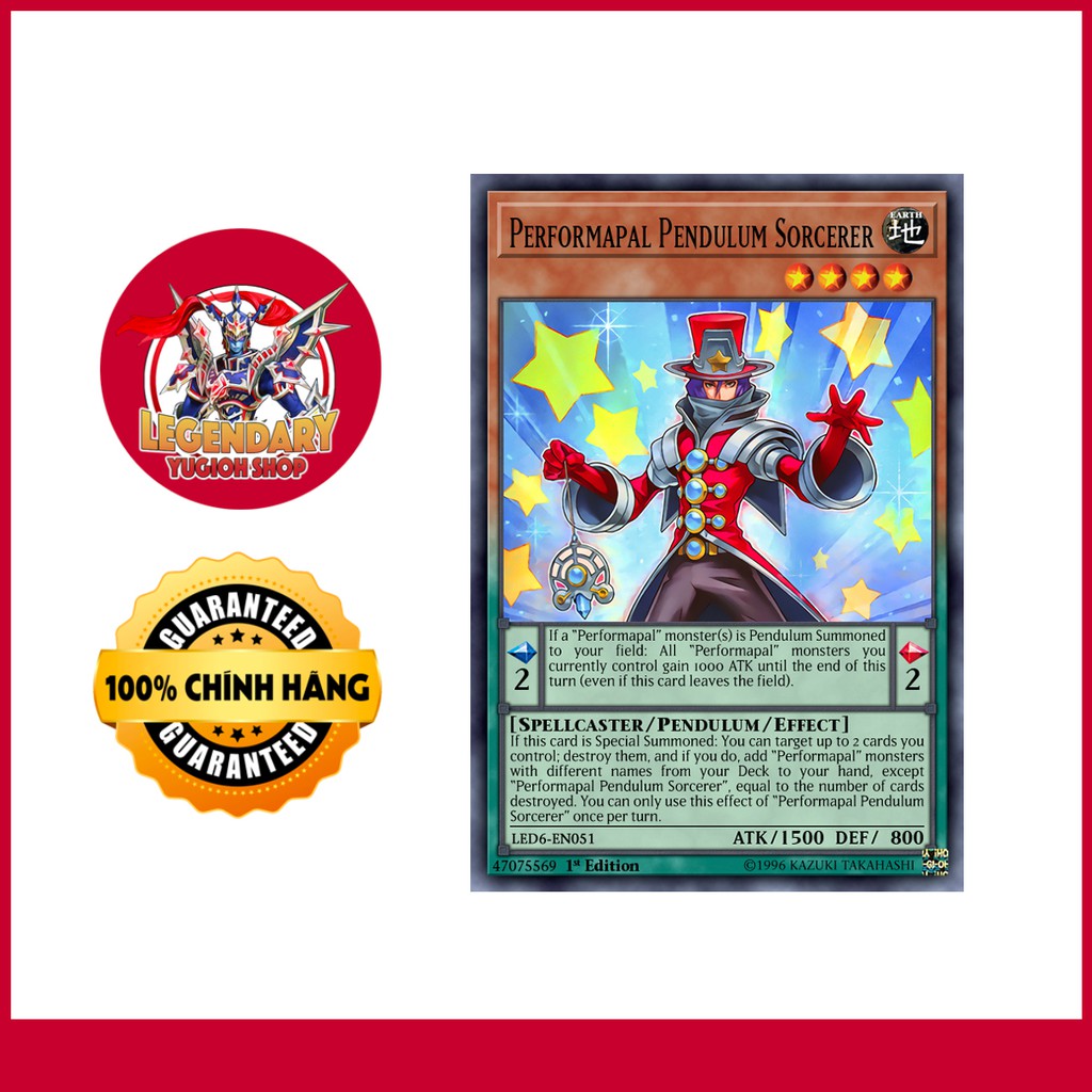 [EN-JP][Thẻ Bài Yugioh Chính Hãng] Performapal Pendulum Sorcerer