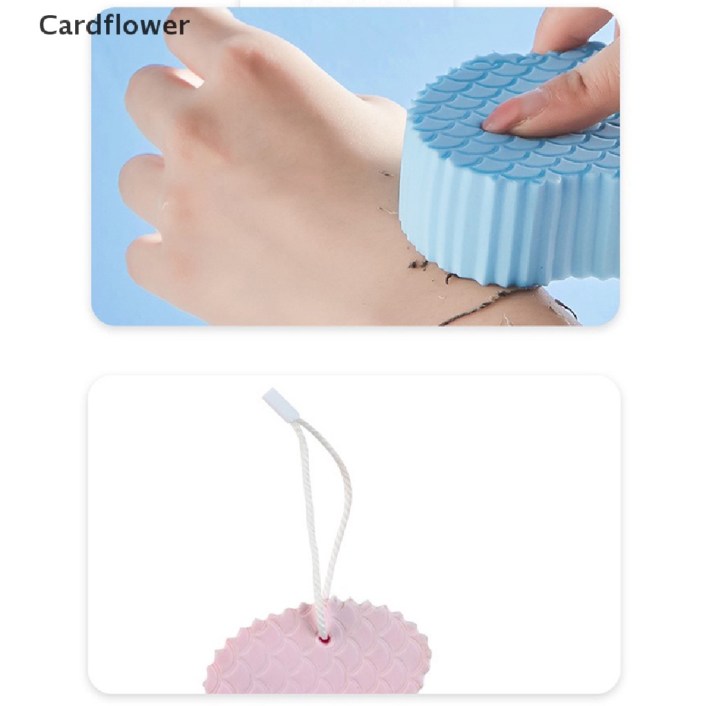 &lt; Cardflower &gt; Miếng Bọt Biển Mềm Tẩy Tế Bào Chết Toàn Thân Dành Cho Người Lớn Và Trẻ Em Đang Giảm Giá