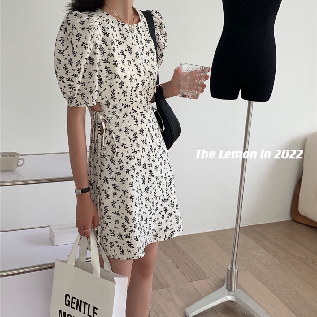 Đầm Hoa Dáng Ôm Thời Trang retro Hàn Quốc 2022