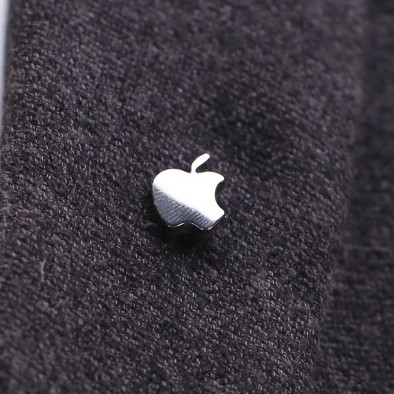 Cài Áo Vest Nam thời trang hình quả táo logo Apple GH-198, Lapel Pin cài áo Vest {Phụ Kiện Vest Nam-AdamZone}