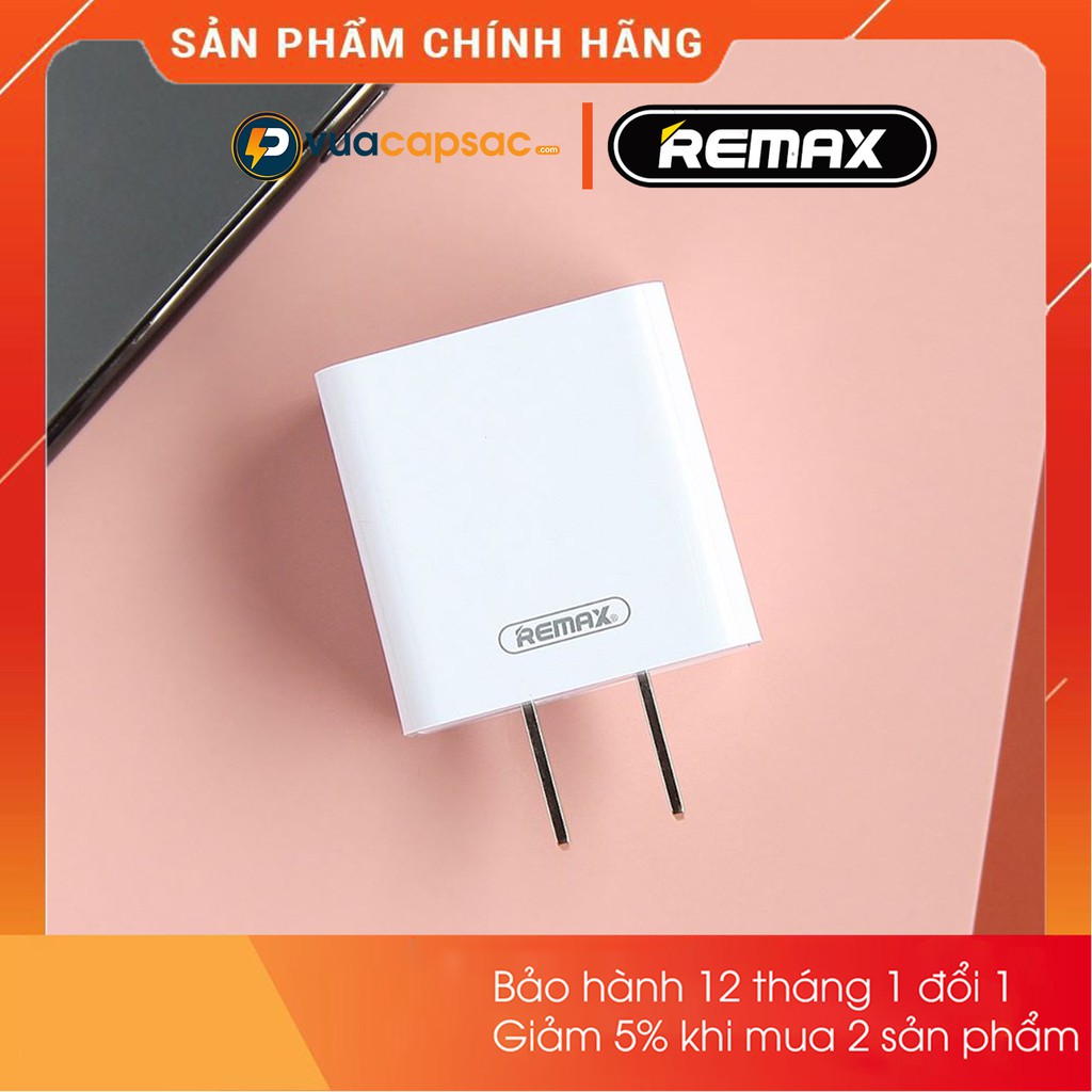 Củ sạc nhanh iPhone 2.1A chính hãng Remax Rp U110