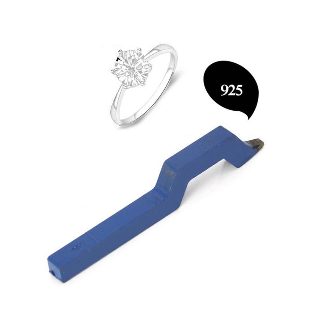 Con Dấu Bằng Thép 925 Tay Cầm Cong Thời Trang