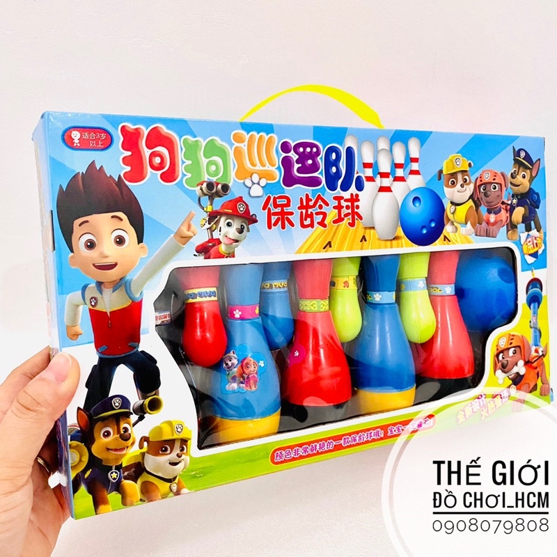 [HOT-MỚI] Đồ chơi bowling mini gồm 10 ki và 2 quả bóng ném dành cho bé luyện sự khéo léo tinh mắt.