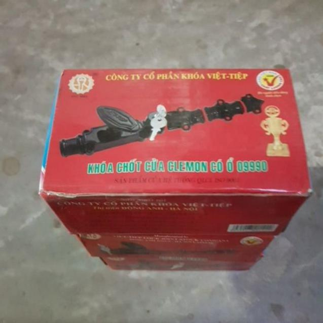 Khóa clemon Việt Tiệp chính hãng có ổ 09990 dành cho cửa đi có ổ khóa-Giadung24h