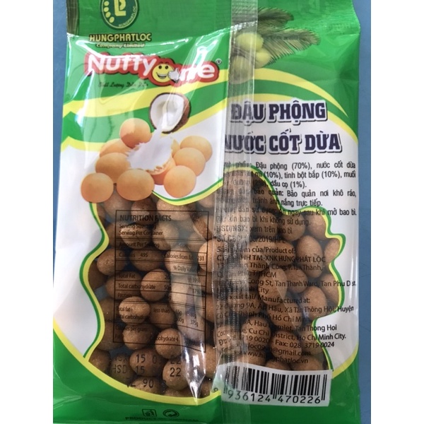 Đậu Phộng Da Cá Chính Hãng NutTyOne Gói 100g