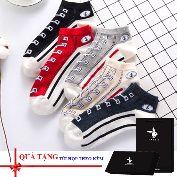 Combo 05 đôi tất / vớ nam/nữ cao cấp có hộp đựng  (Loại 1)