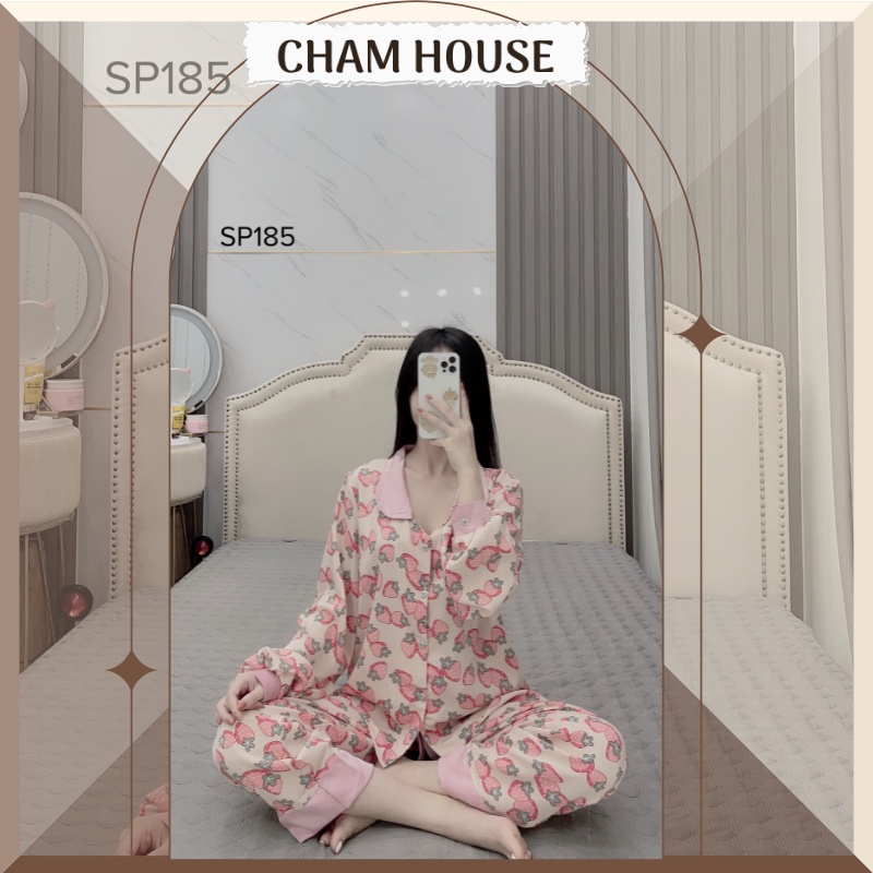 Đồ bộ PIJAMA lụa satin tay dài quần dài hàng thiết kế cao cấp Piti Shop | BigBuy360 - bigbuy360.vn