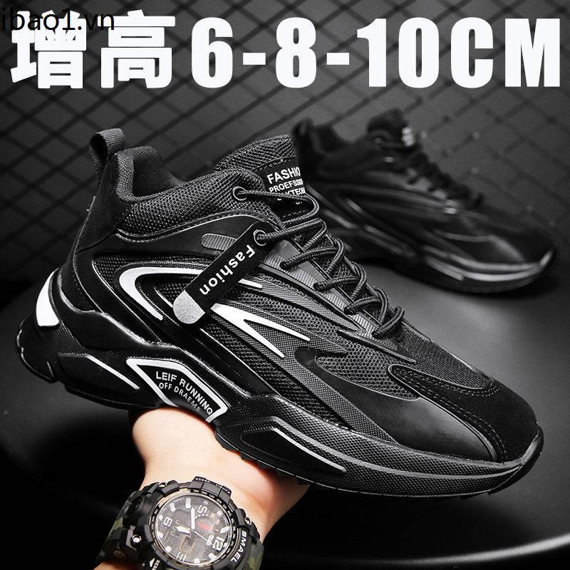 Giày Thể Thao Tăng Chiều Cao 10cm 8cm Phong Cách Hàn Quốc Cho Nam