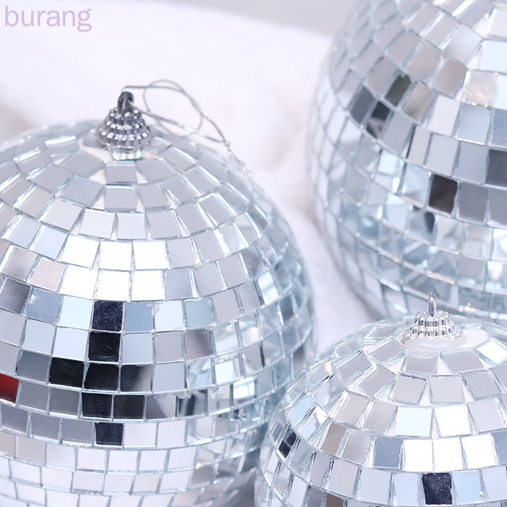 Bộ 6 Quả Cầu Tráng Gương Trang Trí Giáng Sinh