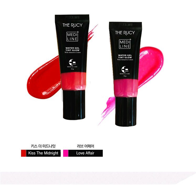 Son dưỡng môi The Rucy Medi Line Water Gel Tint Vivid Glossy Glow 10ml