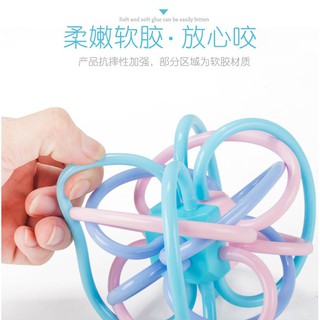 Đồ chơi bóng mềm tập cầm nắm, gặm nướu Silicone An toàn cho bé trẻ sơ sinh, đồ chơi răng hàm