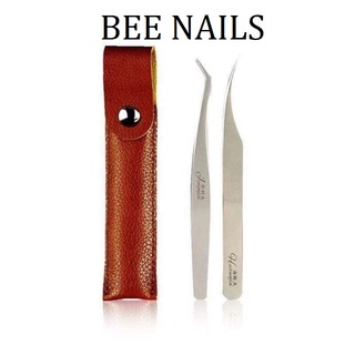 Bộ đôi nhíp tách và nối mi, cặp nhíp tách nối mi BEE NAILS shop