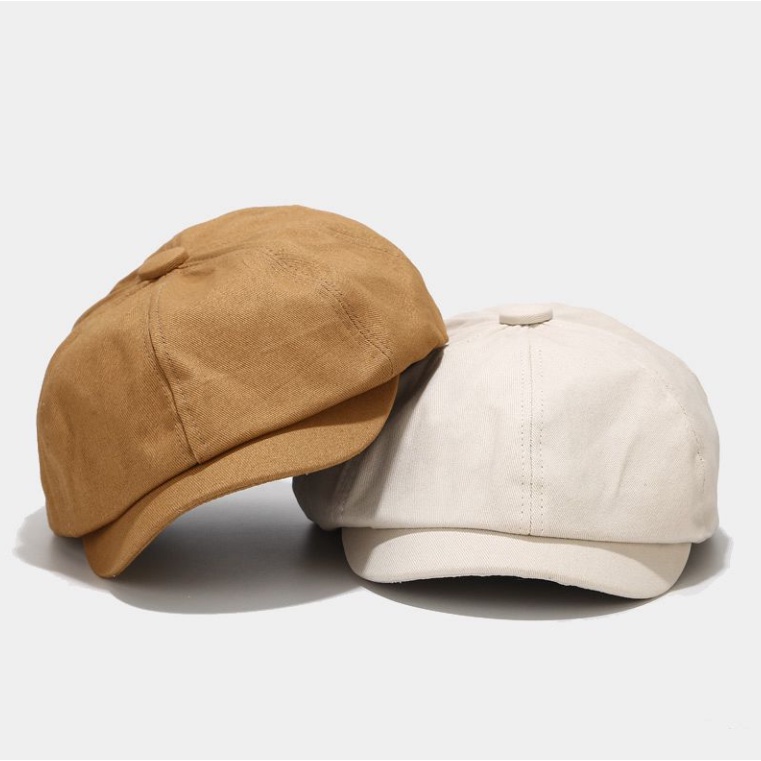Mũ nồi nam mũ beret nam cổ điển tròn trơn đơn giản phong cách retro thời trang SAIGON HAT