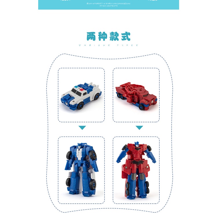 Transformers Mô Hình Đồ Chơi Robot Biến Hình 2 Trong 1 Độc Đáo