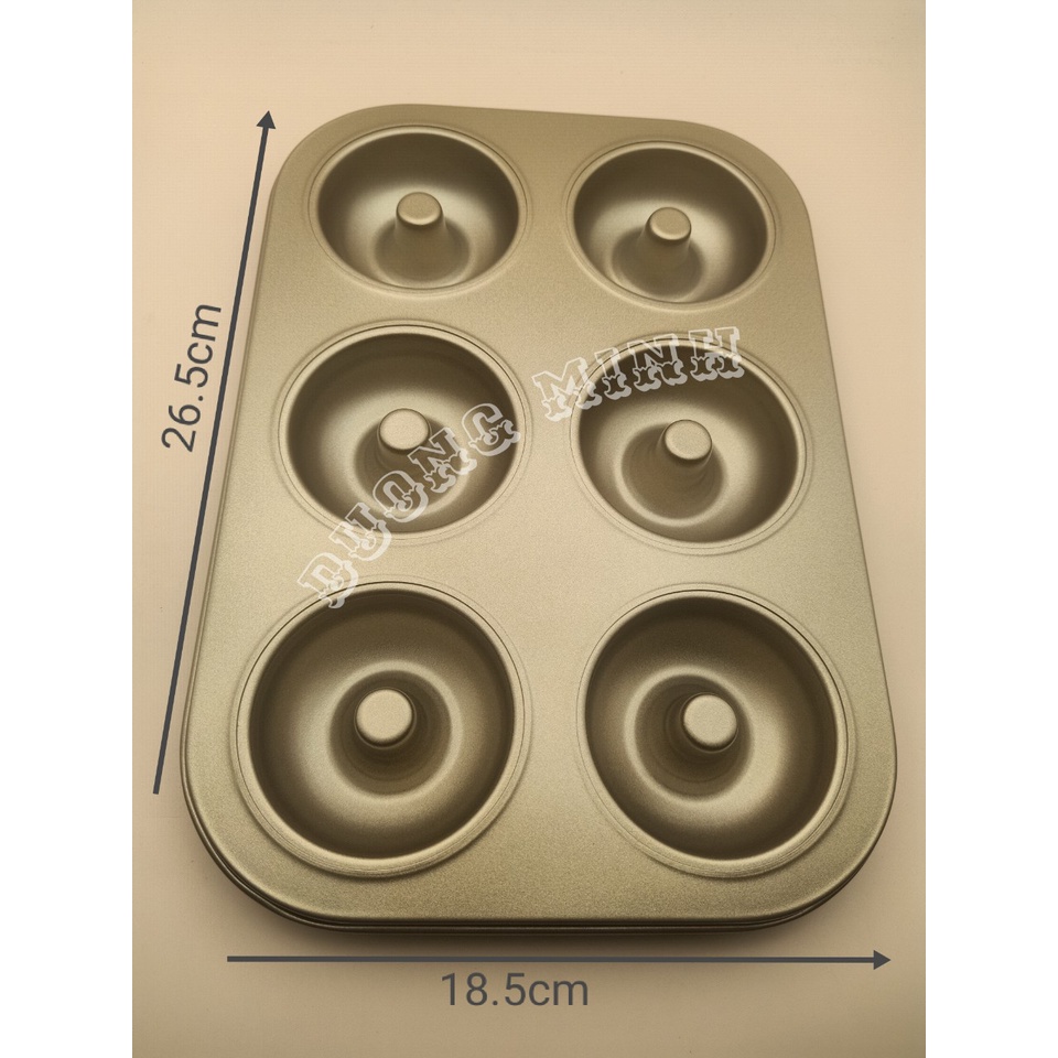 Khay Nướng 6 Bánh Donut Unibaker