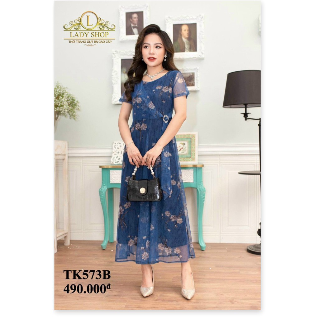 ĐẦM XOÈ HOA DỰ TIỆC NỮ SIÊU SANG TRỌNG , TÔN DÁNG CHO CHỊ EM