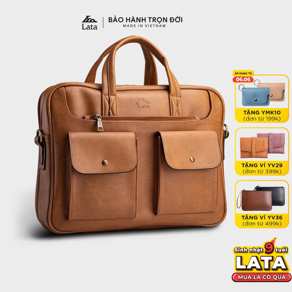 Cặp công sở thời trang đa năng LATA CA25 nhiều màu
