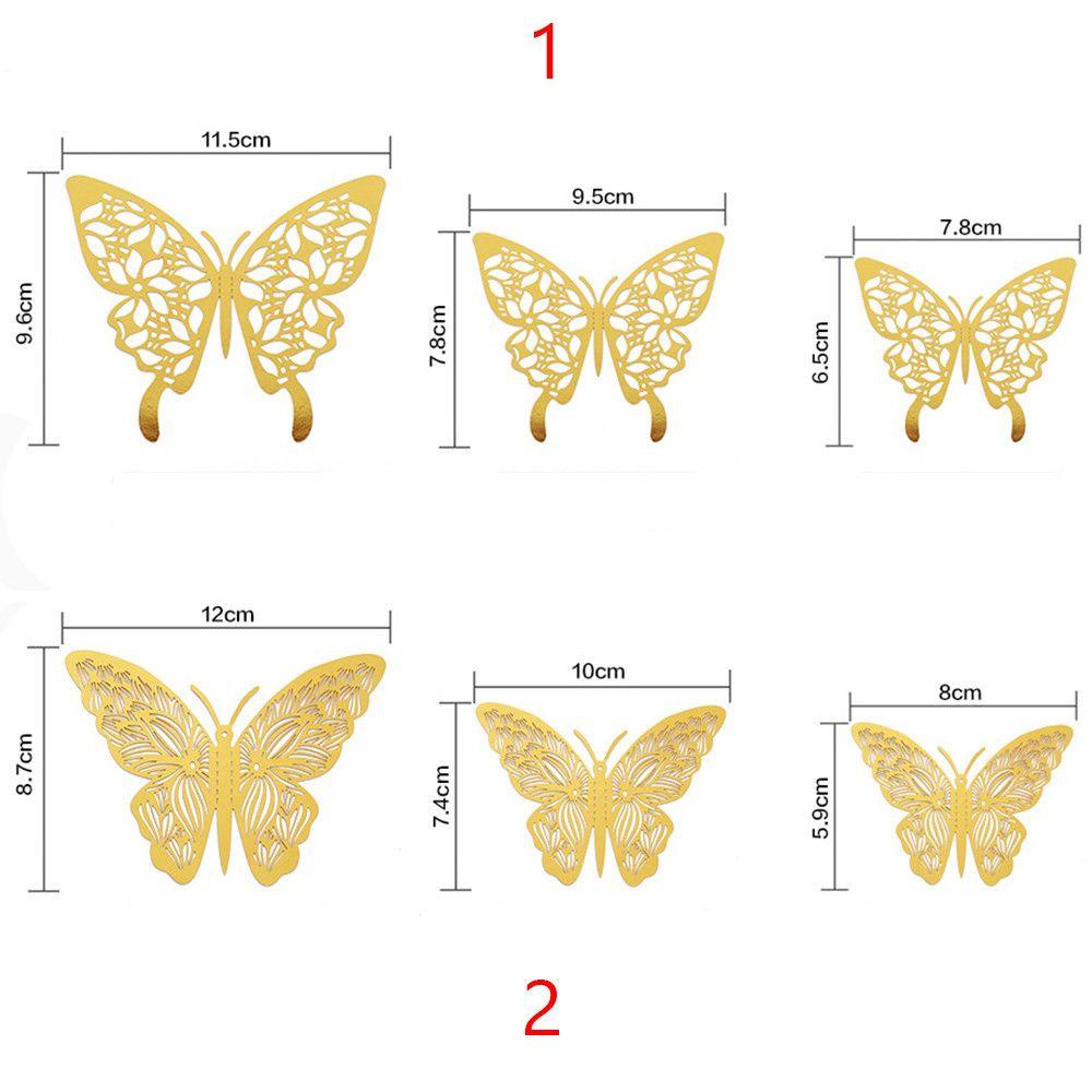 Bộ 12 Sticker Dán Tường Họa Tiết Hoạt Hình 3D Dùng Trang Trí Phòng Trẻ Nhỏ