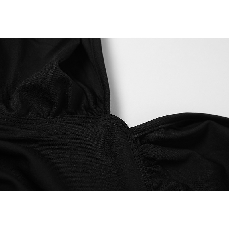 DUNEA Đầm Nữ Hai Dây Kiểu Hở Lưng Quyến Rũ Gợi Cảm