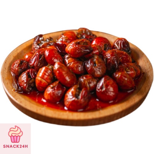 [ FREESHIP ] Tôm đất sốt cay hải sản đóng hộp 100g Snack24hour | BigBuy360 - bigbuy360.vn