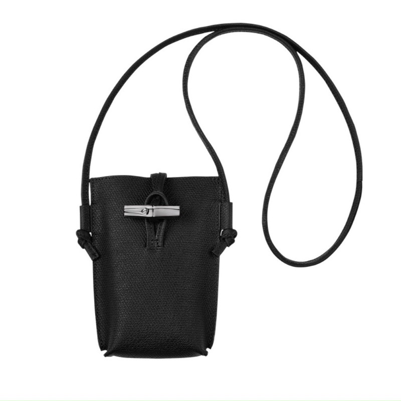 Túi điện thoại da đẹp bền Longchamp nhỏ gọn, full box xịn xò