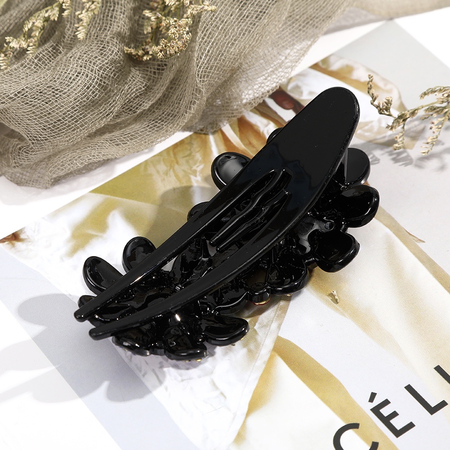 Kẹp tóc hình hoa đính kim cương giả thời trang cổ điển cho nữ