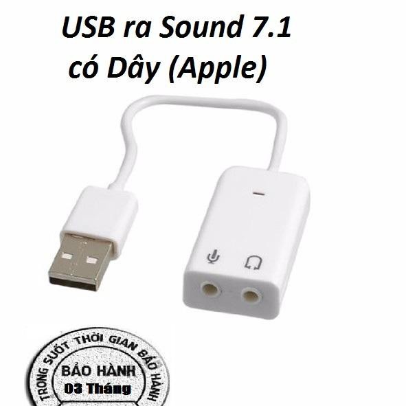 Usb chuyển thành card âm thanh 7.1 có dây