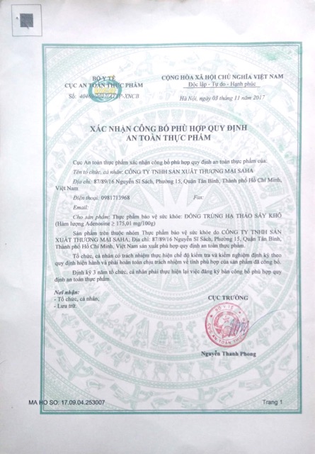 Đông trùng hạ thảo (loại túi zip 25g)