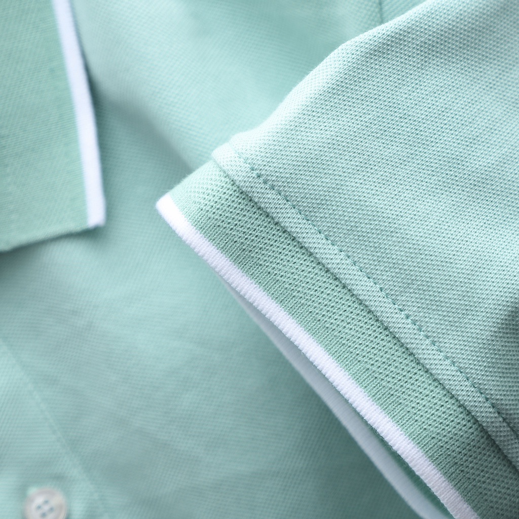 Áo thun cổ bẻ polo nam HEBOZ viền bo cao cấp 6 màu basic, chất vải thoáng mát chống nhăn - 00000828