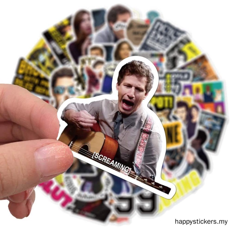 50 Sticker Brooklyn 99 dán trang trí laptop ván trượt