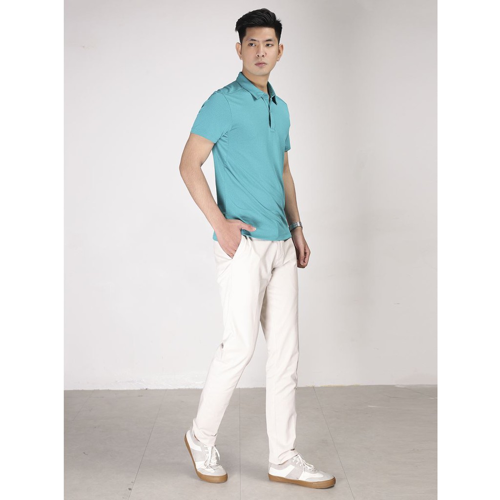 Áo polo nam ARISTINO mặt vải dệt Jacquard họa tiết lục lăng tinh tế, sang trọng - APS057S8 | BigBuy360 - bigbuy360.vn