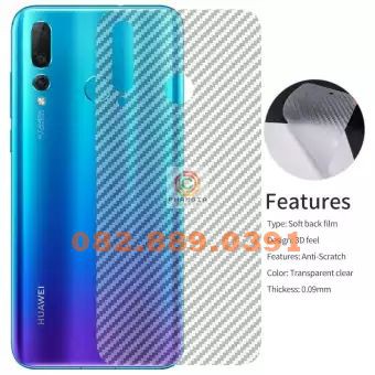 Miếng dán mặt lưng skin carbon Huawei Nova 4/ Nova 5/ Nova 5 Pro